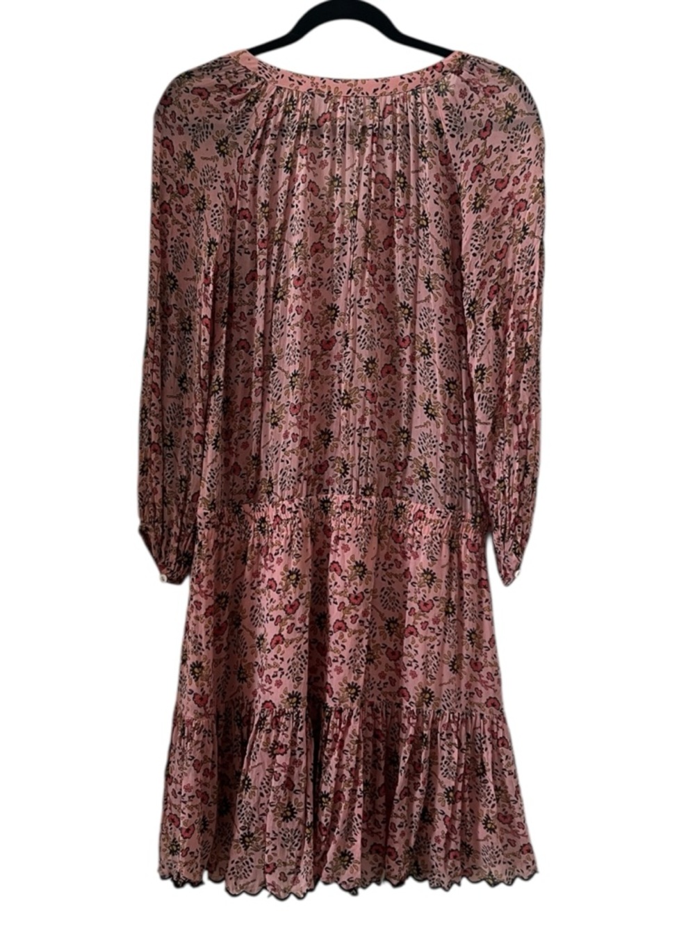 Velvet By Graham & Spencer Anthropologie Aubrey Floral Tunic Mini Dress Size M - Picture 3 of 13
